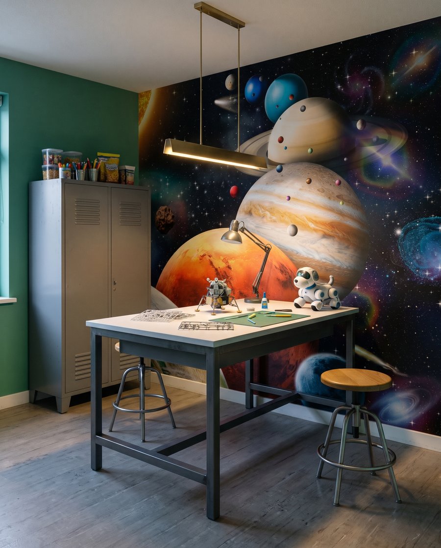 Soare între planete — interior 4