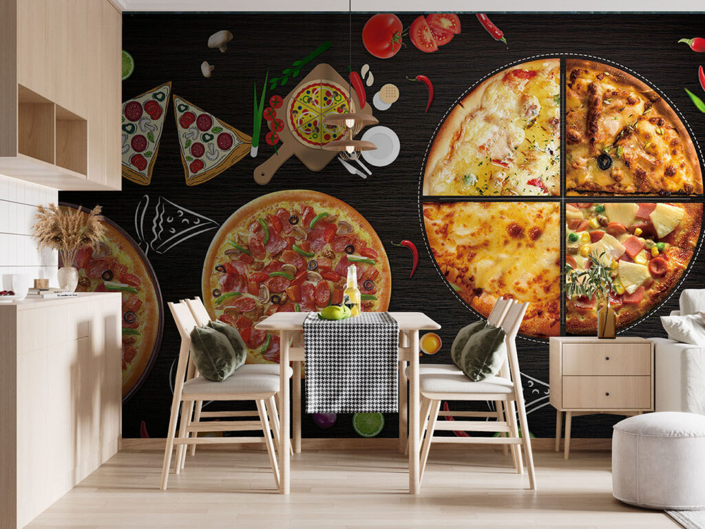 Pizza pe blat — interior 1