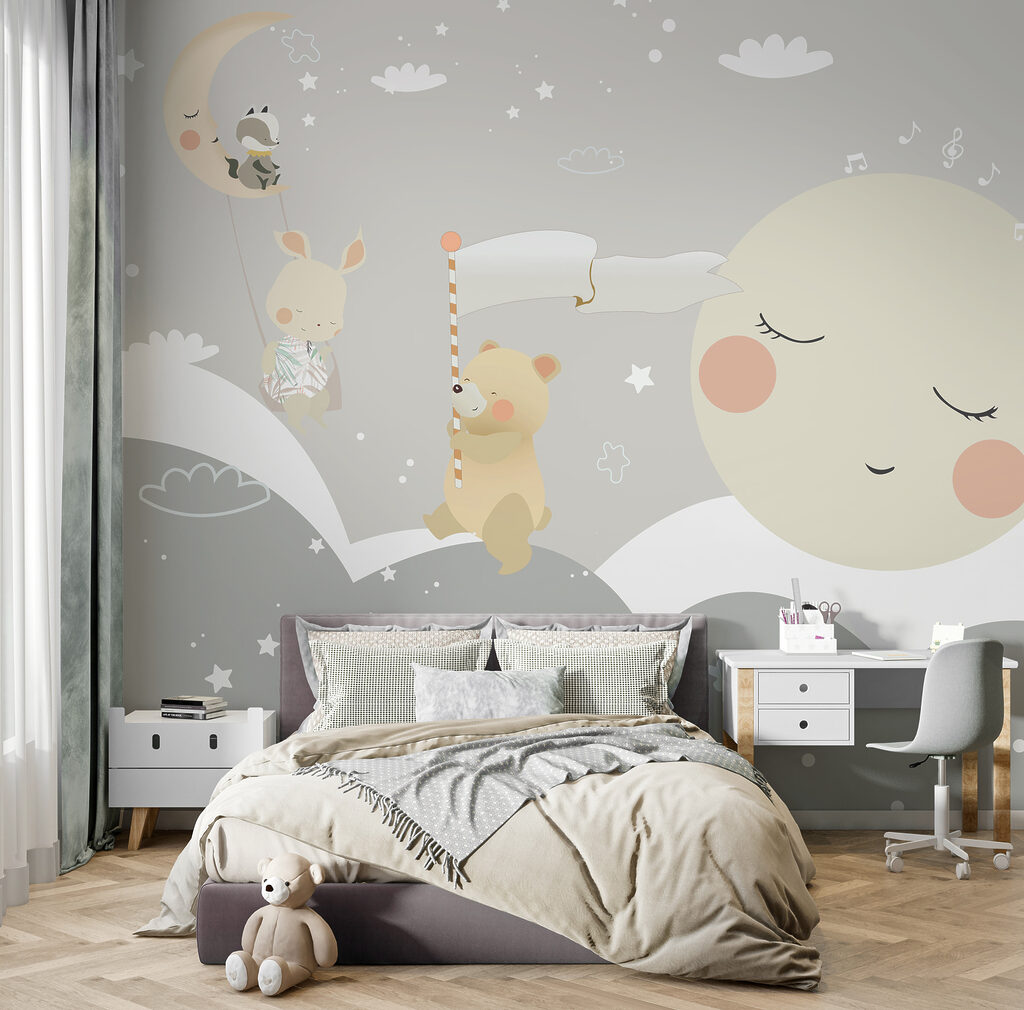 Lună adormită și animăluțe — interior 1
