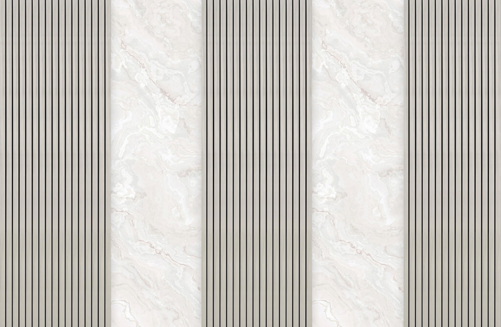 Panouri deschise cu dungi — design complet