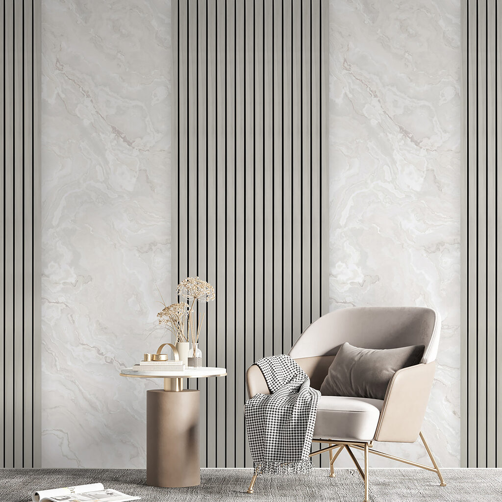 Panouri deschise cu dungi — interior 4