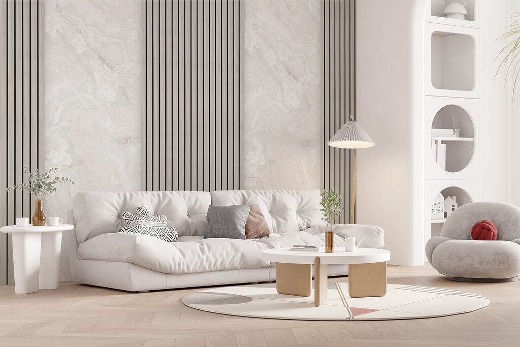 Panouri deschise cu dungi — interior 5