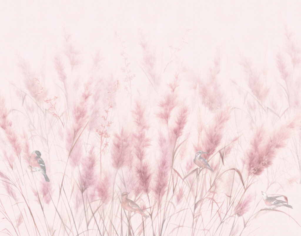 Panicule roz delicate — design complet