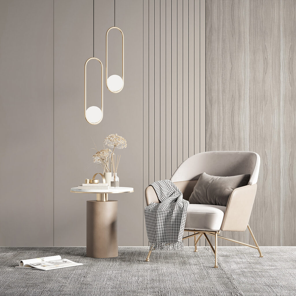 Benzi liniștite în taupe — interior 5