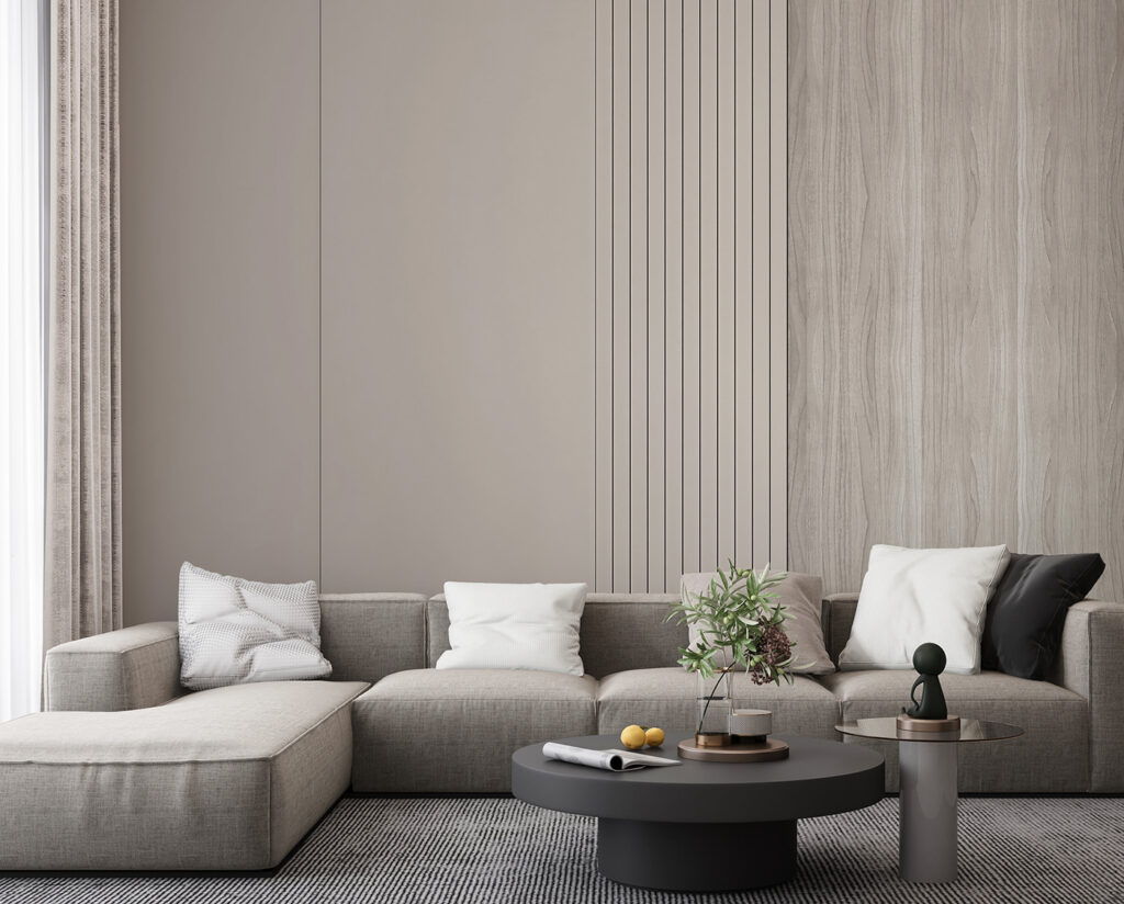 Benzi liniștite în taupe — interior 3