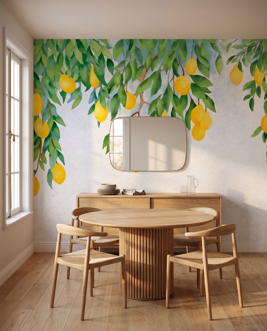 Lămâi pe fundal gri — interior 3