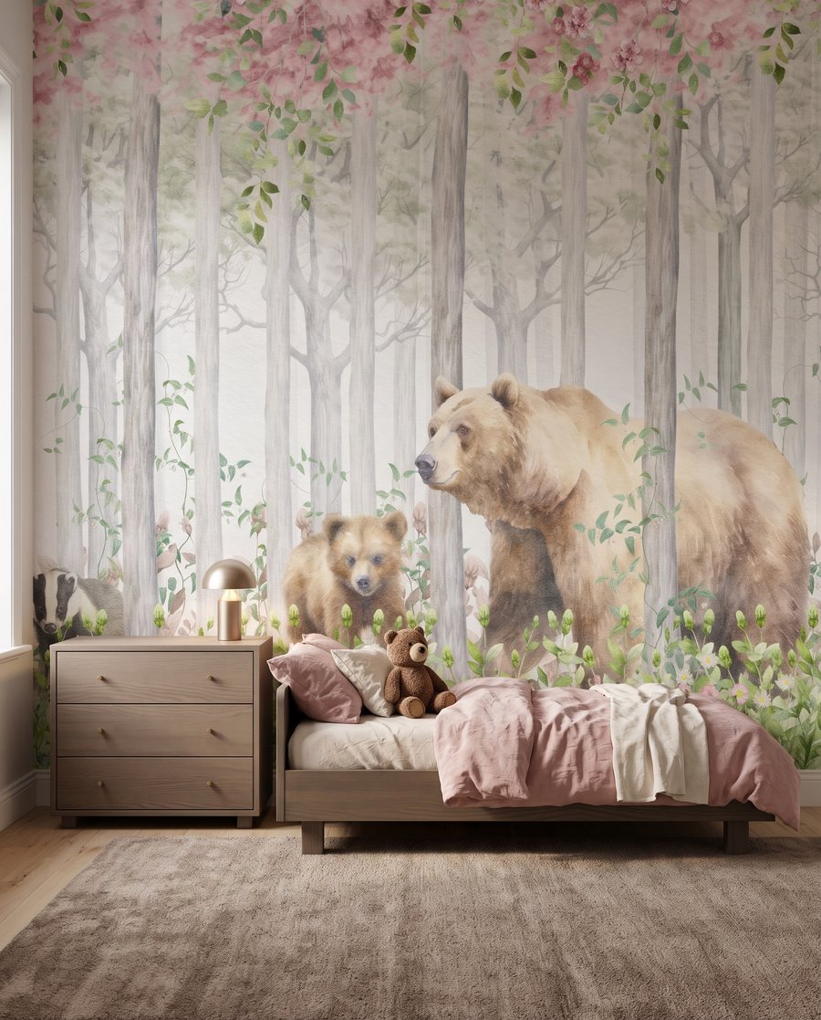 Animale sub crengi roz — interior 5