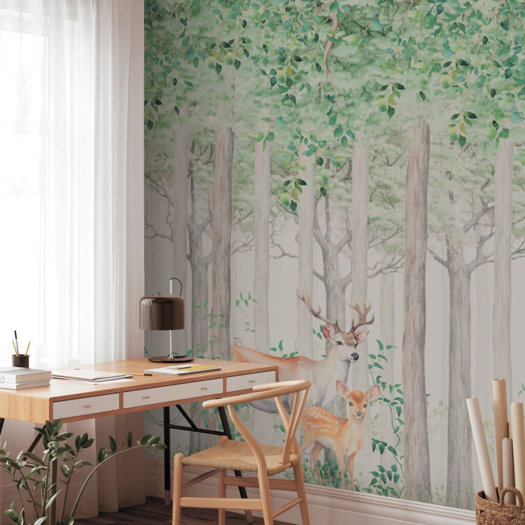 Animale între trunchiuri — interior 1