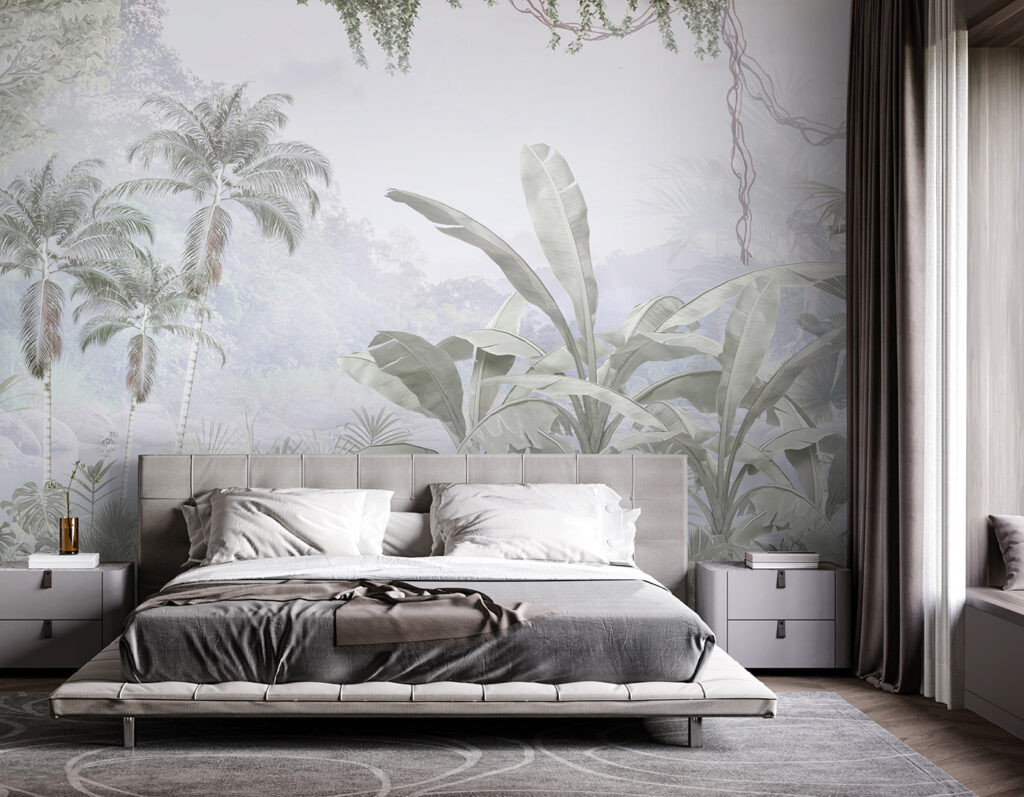 Frunze tropicale în depărtare — interior 2