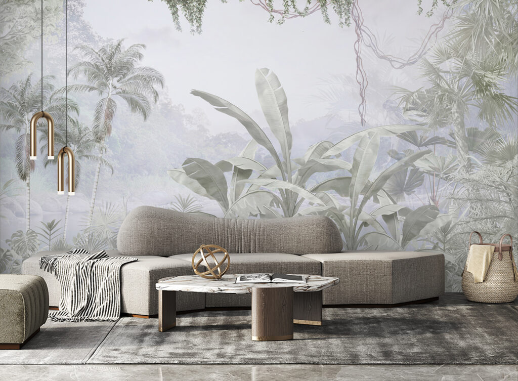 Frunze tropicale în depărtare — interior 4