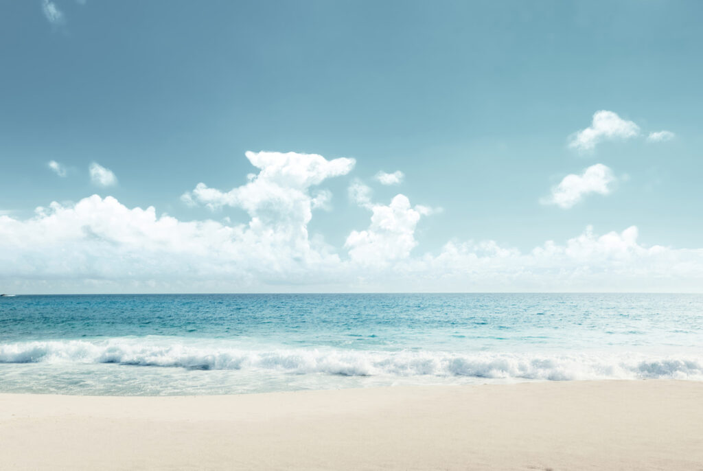 Zi senină la mare — design complet