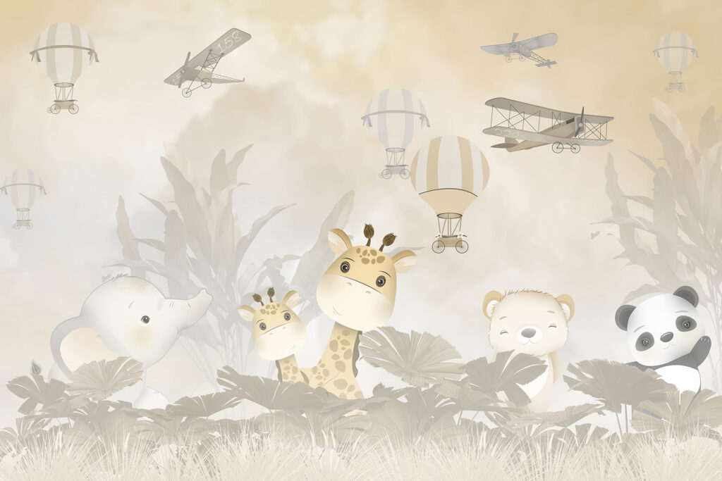 Prieteni printre avioane — design complet