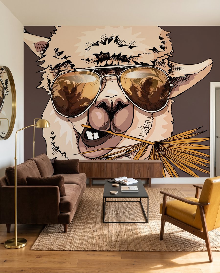 Lama cu ochelari — interior 1