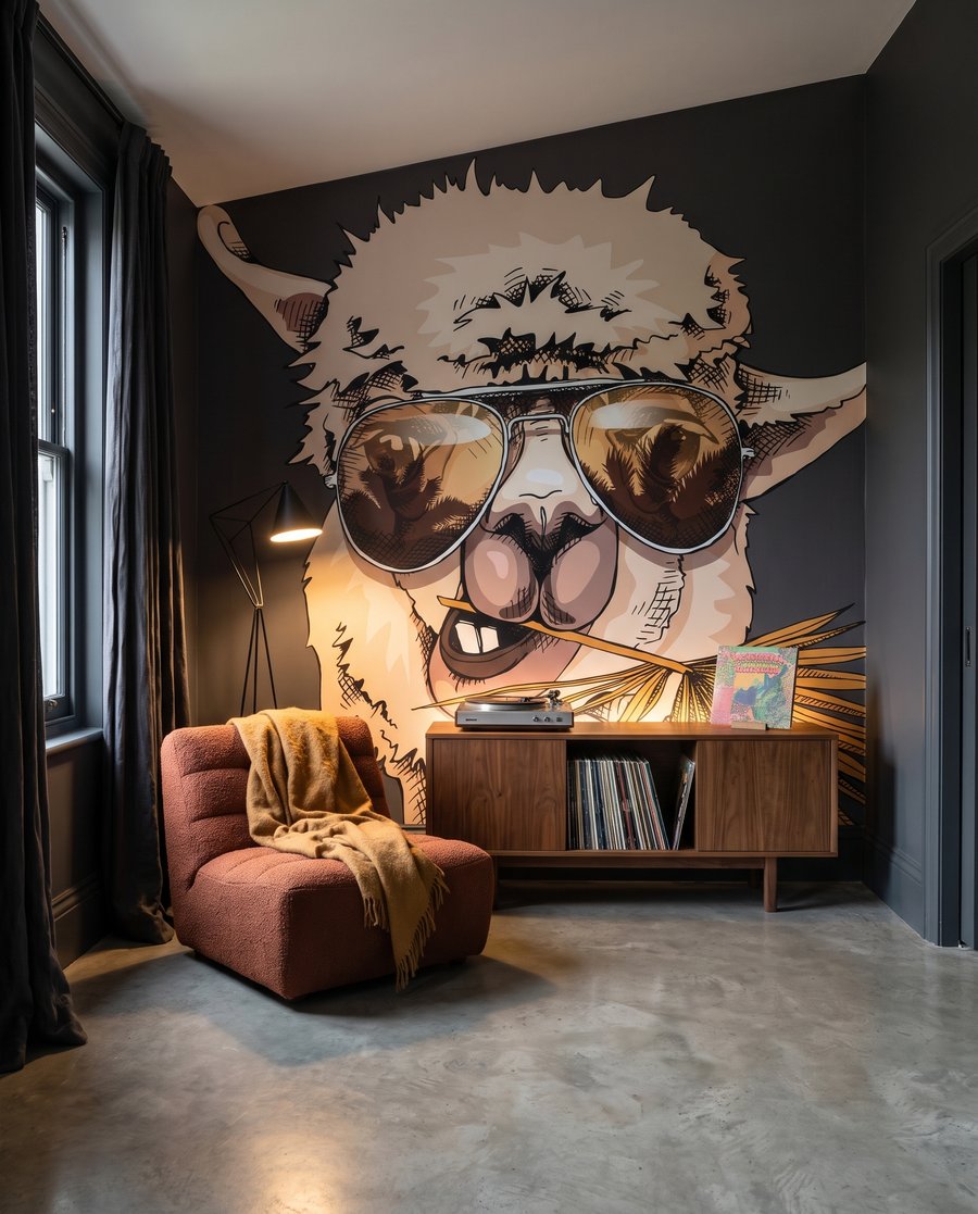 Lama cu ochelari — interior 5