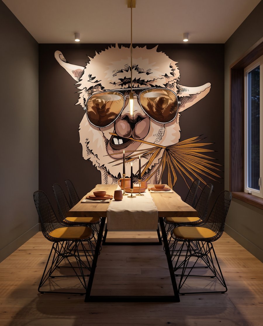 Lama cu ochelari — interior 7