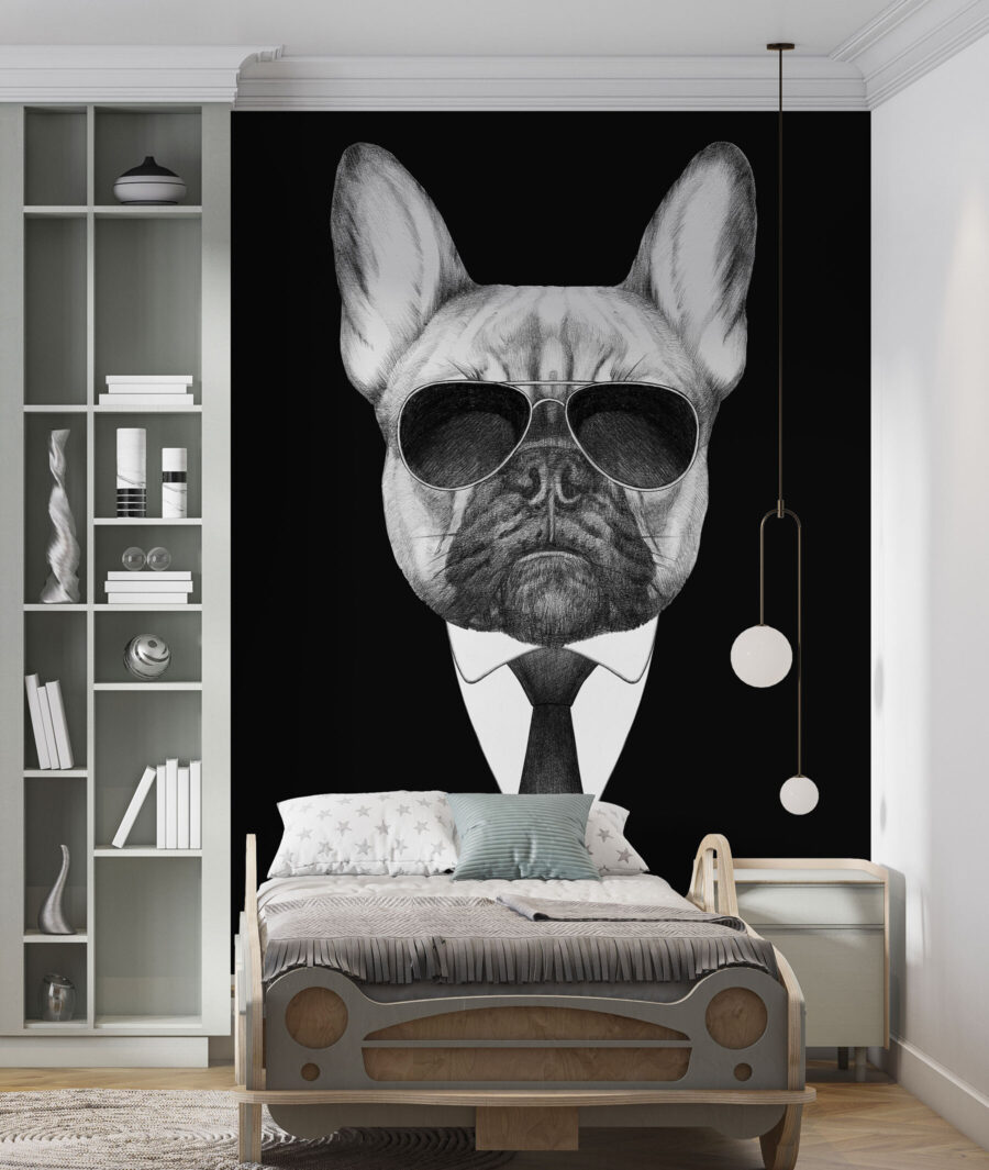 Buldog în costum — interior 2