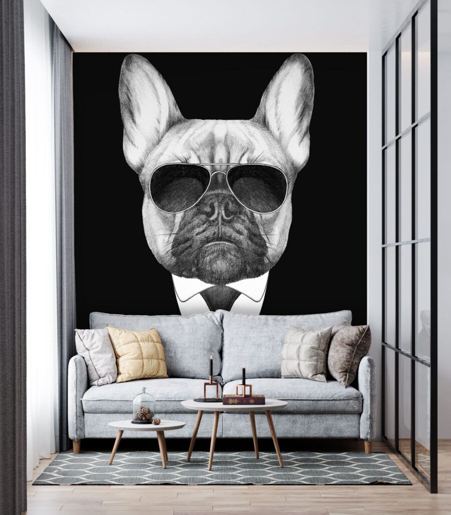 Buldog în costum — interior 3