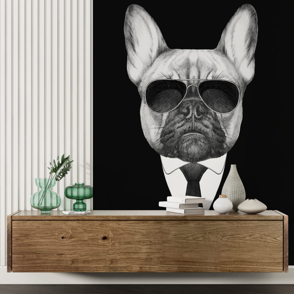 Buldog în costum — interior 1