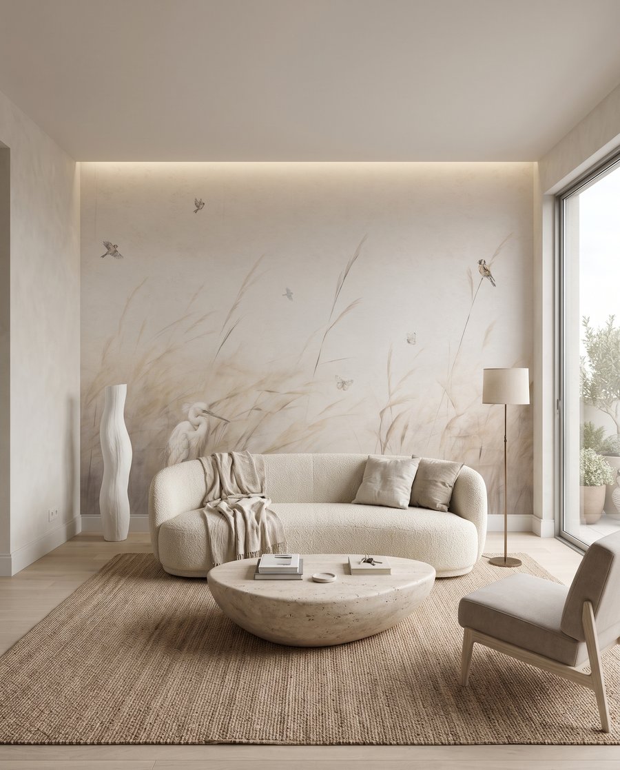 Păsărele deasupra ierburilor — interior 3
