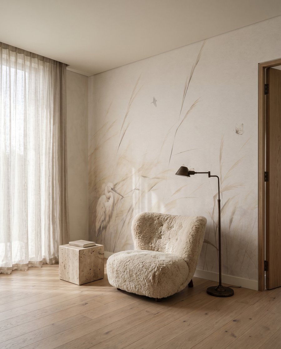 Păsărele deasupra ierburilor — interior 4