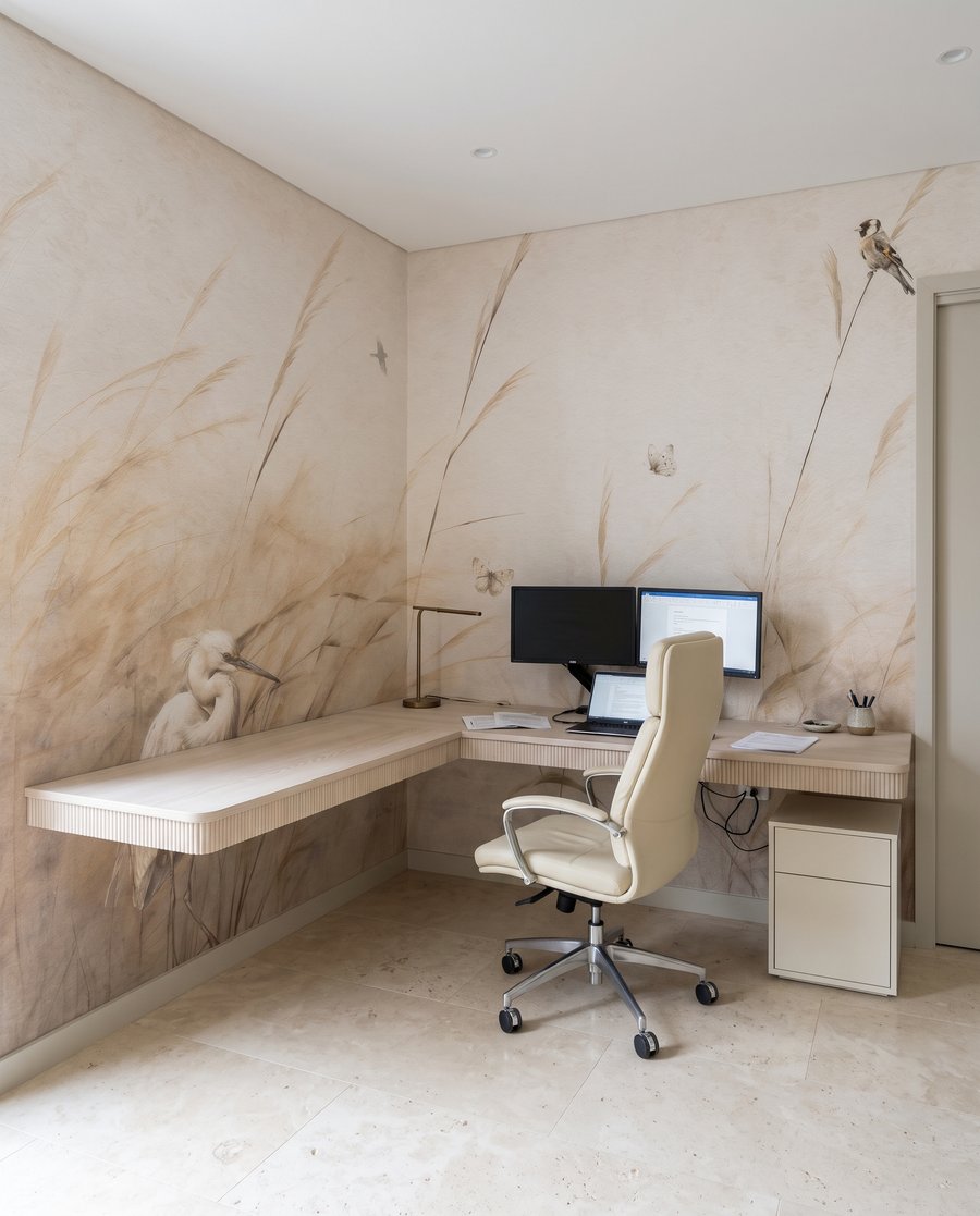 Păsărele deasupra ierburilor — interior 5