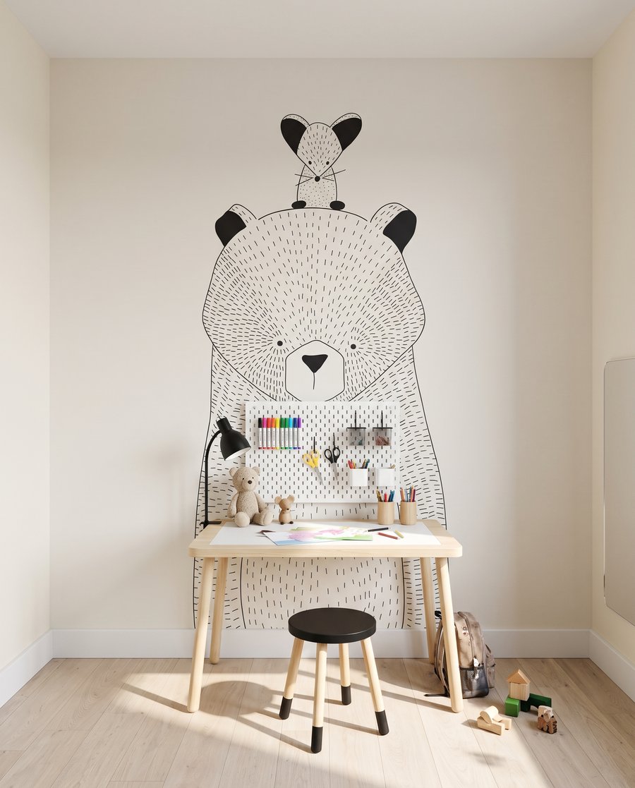Șoricel pe urs — interior 6