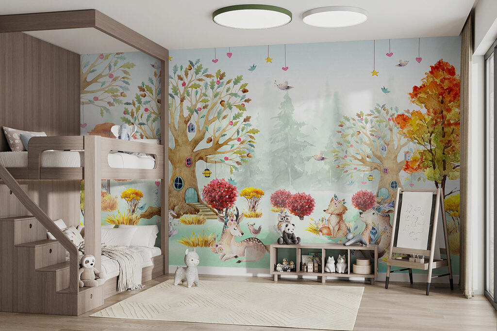Animale lângă cabană — interior 6