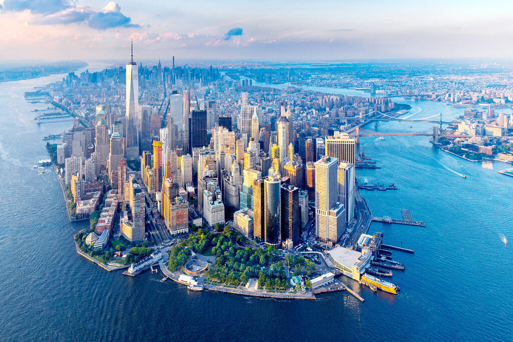 Manhattan peste apă — design complet
