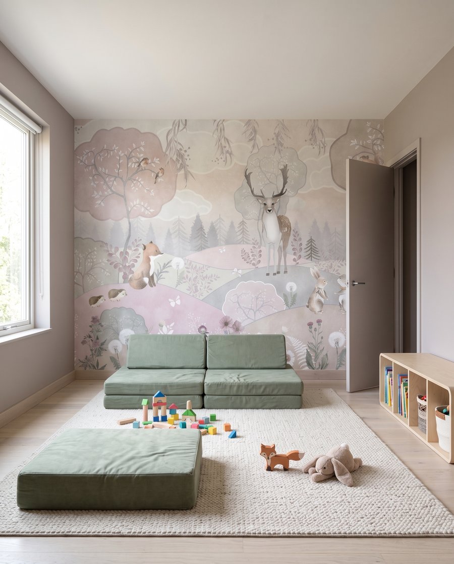 Animale pe dealuri roz — interior 3