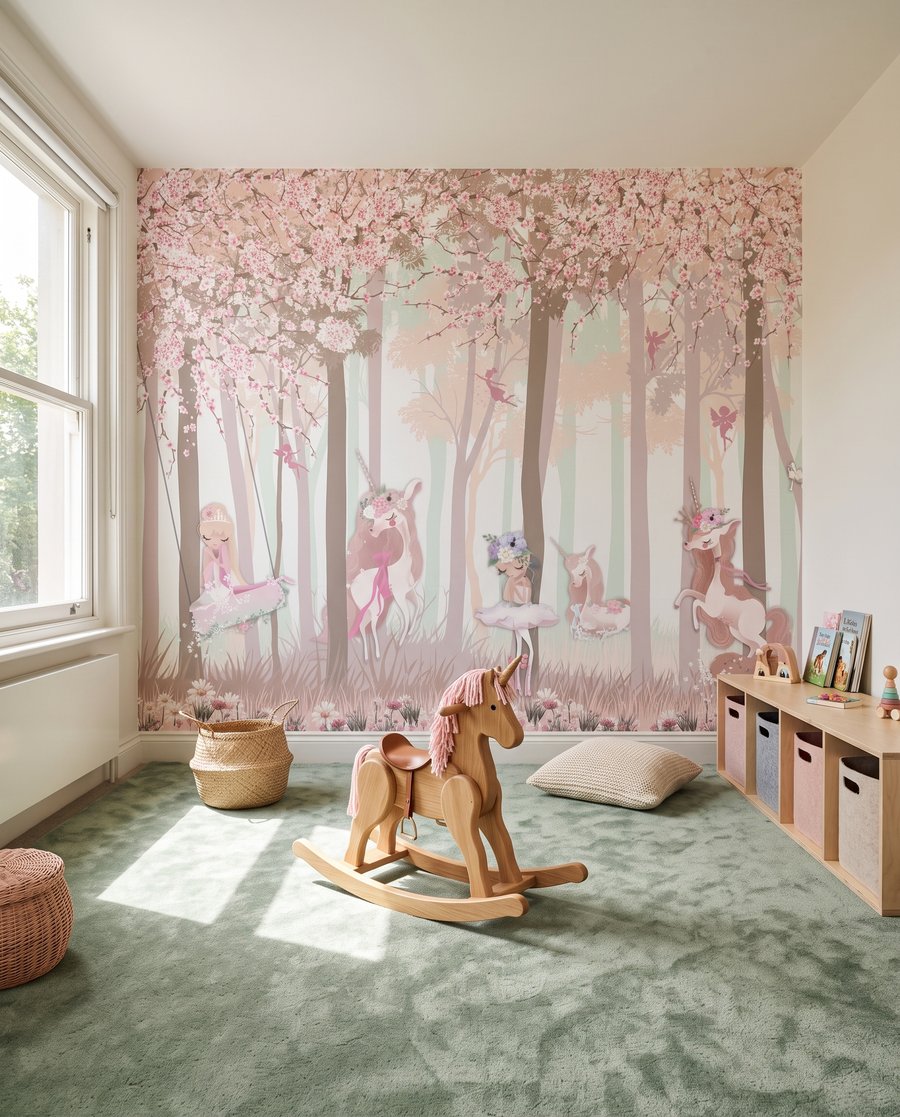 Unicorni în pădure roz — interior 3