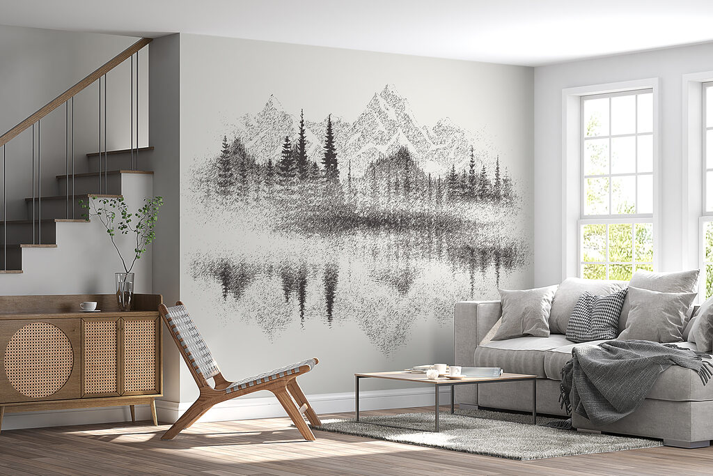 Munți oglindiți în lac — interior 5