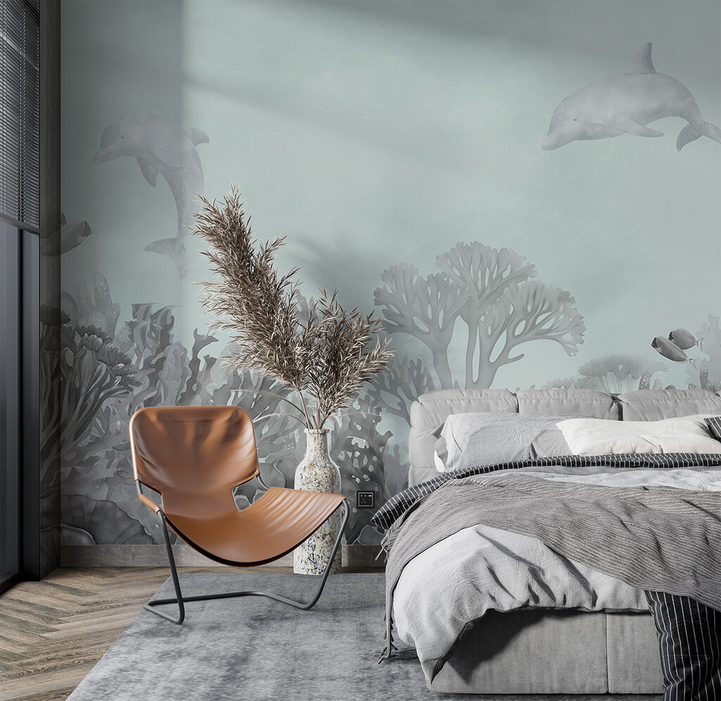 Delfini deasupra coralilor — interior 2