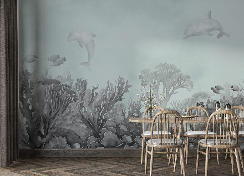 Delfini deasupra coralilor — interior 4