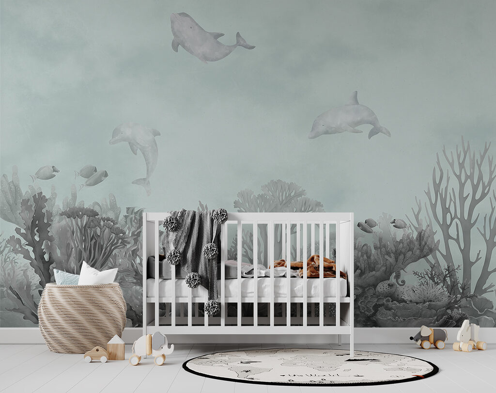 Delfini deasupra coralilor — interior 1