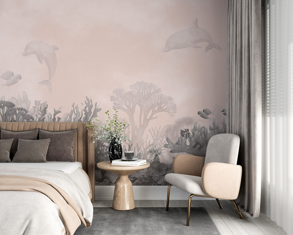 Delfini deasupra coralilor — interior 1