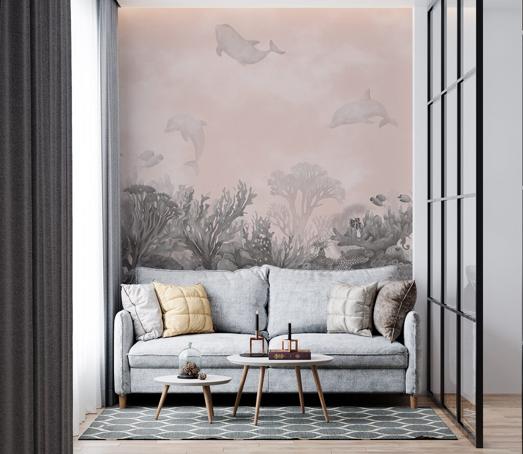 Delfini deasupra coralilor — interior 2