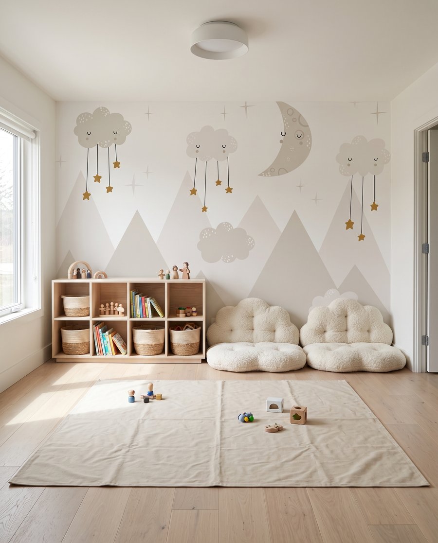 Lună deasupra munților — interior 2
