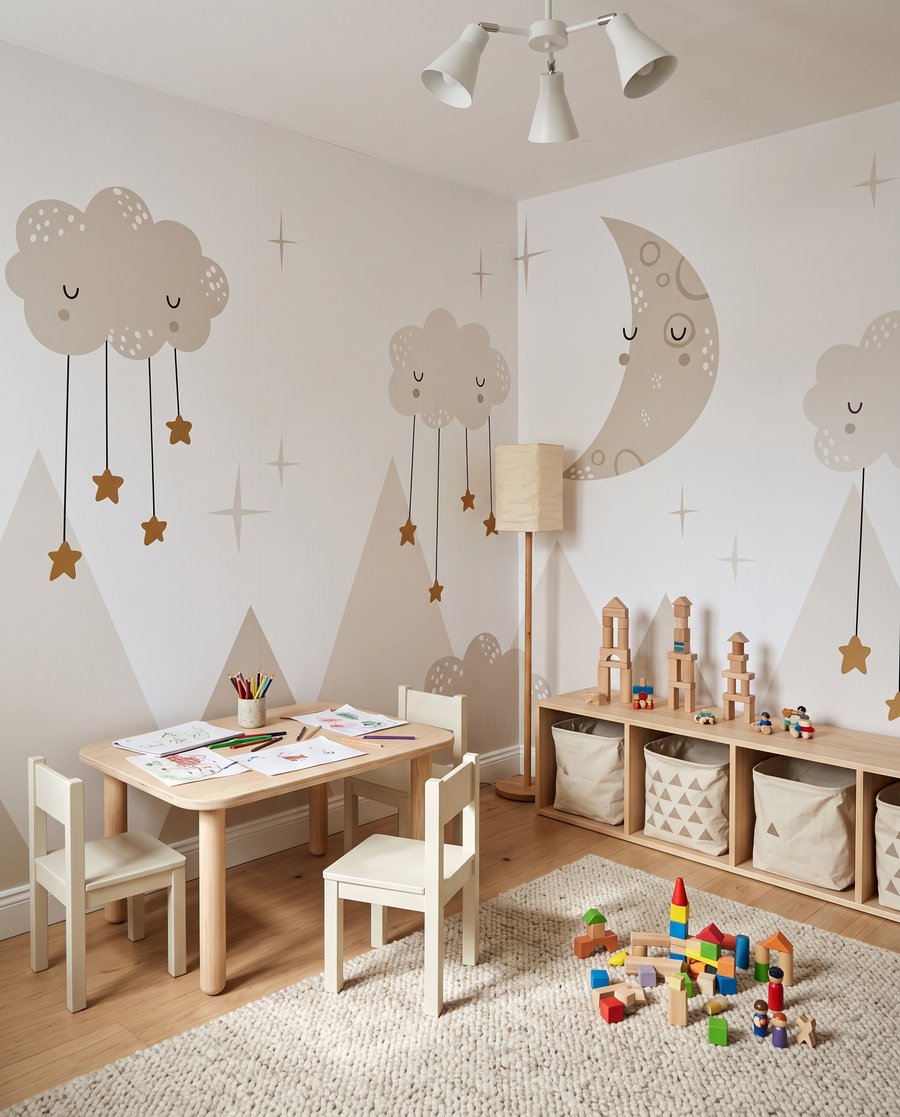 Lună deasupra munților — interior 4