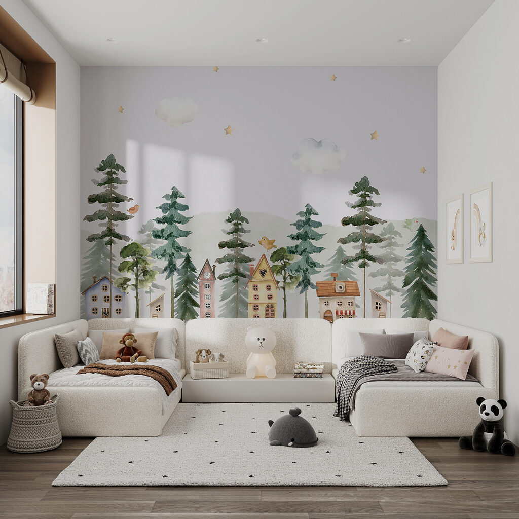 Căsuțe sub pini verzi — interior 4