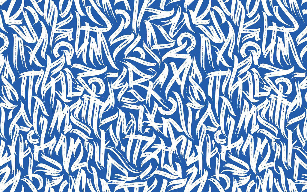Semne de graffiti — design complet