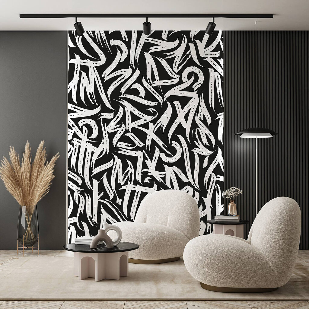 Semne de graffiti — interior 1