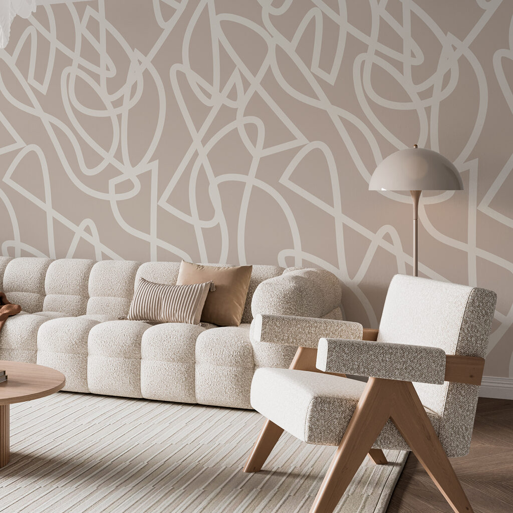 Bucle albe pe fond — interior 1