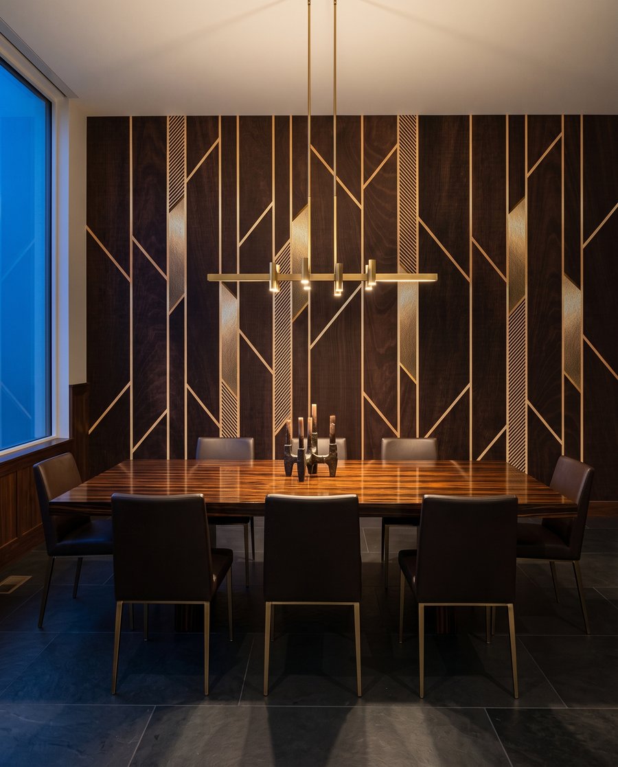 Linii aurii pe maro — interior 5