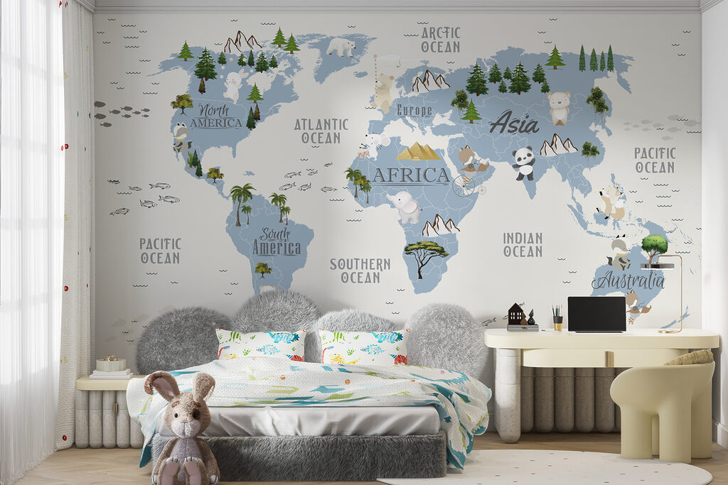 Lumea animalelor, ton rece — interior 2