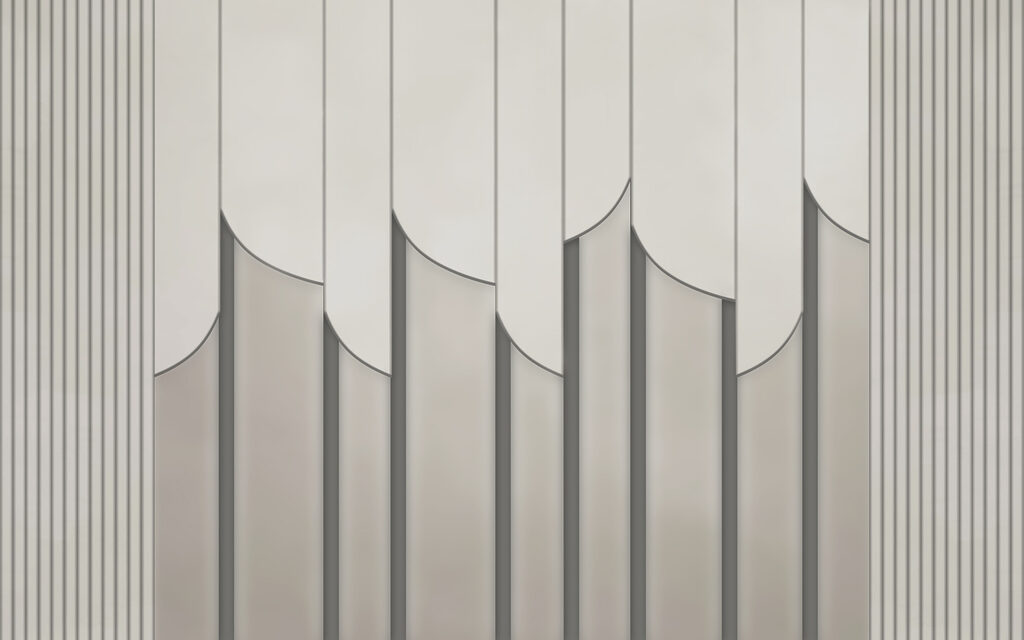 Ondulări cu margini curbate — design complet