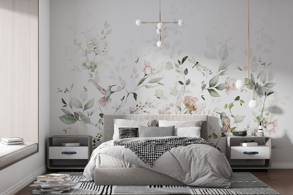 Ramuri cu flori pale — interior 1