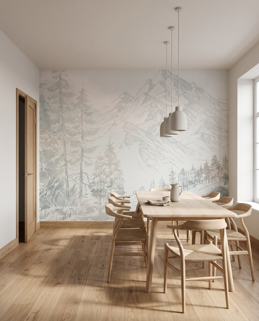 Munte în linii fine — interior 7