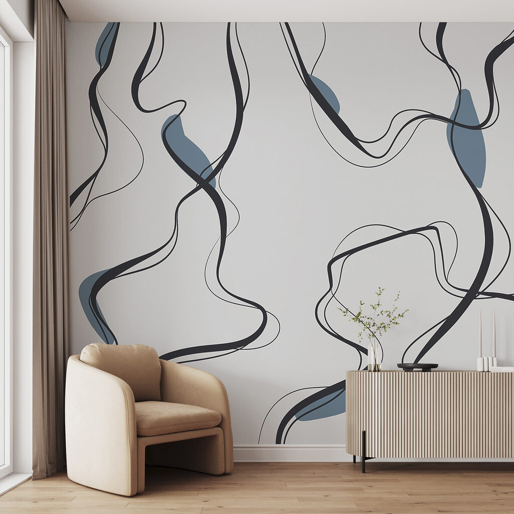 Linii gri verticale — interior 2