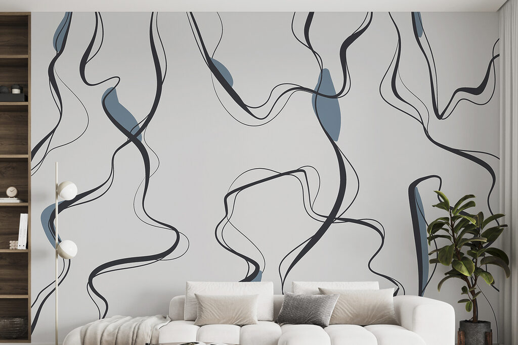 Linii gri verticale — interior 3