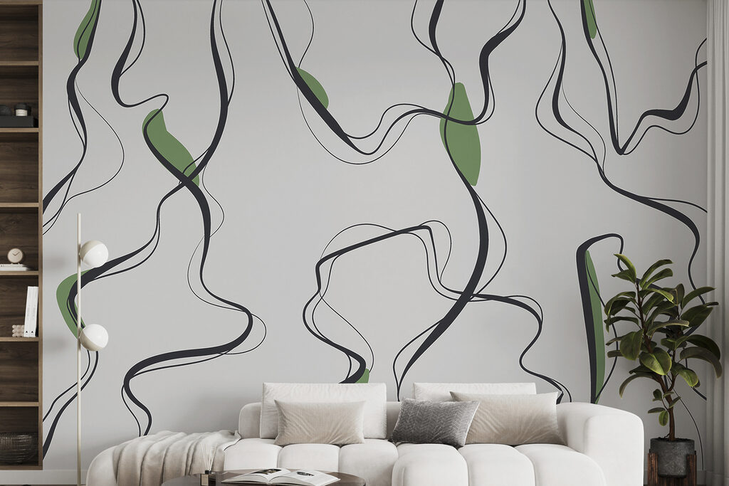 Linii gri verticale — interior 2